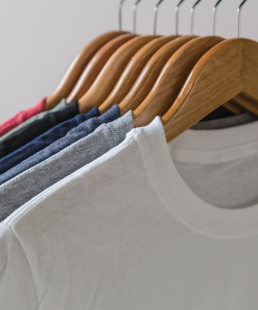 A rack of T-Shirts